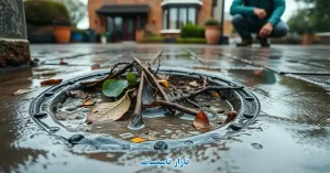 رفع گرفتگی لوله فاضلاب حیاط؛ روشهای سریع و خانگی