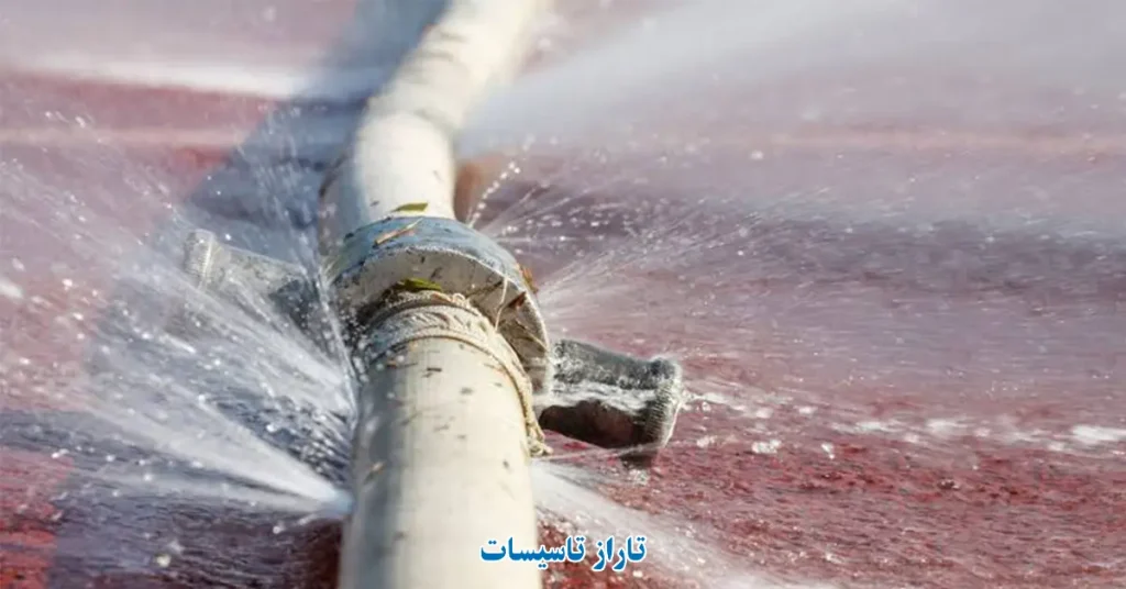 رفع ترکیدگی لوله با تاراز تاسیسات