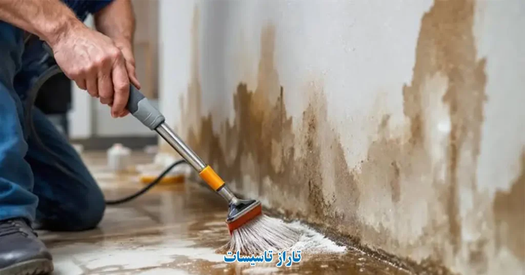 روش های از بین بردن لکه های نم و رطوبت از دیوار و سقف