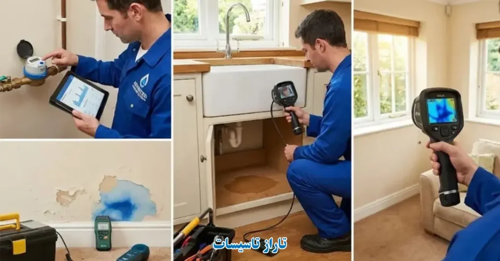 رفع مشکلات نشتی پنهان با تاراز تاسیسات