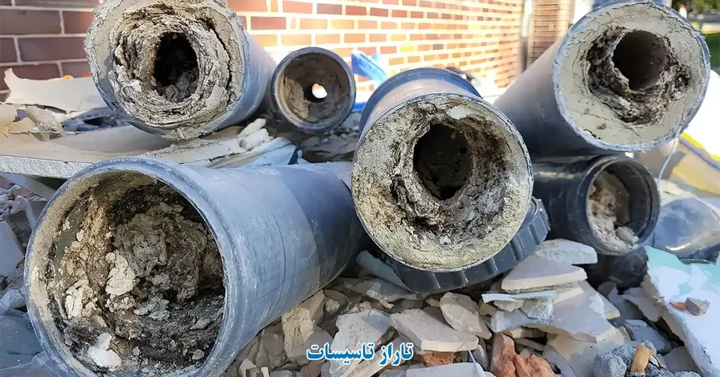 روش های رفع گرفتگی لوله فاضلاب با سیمان