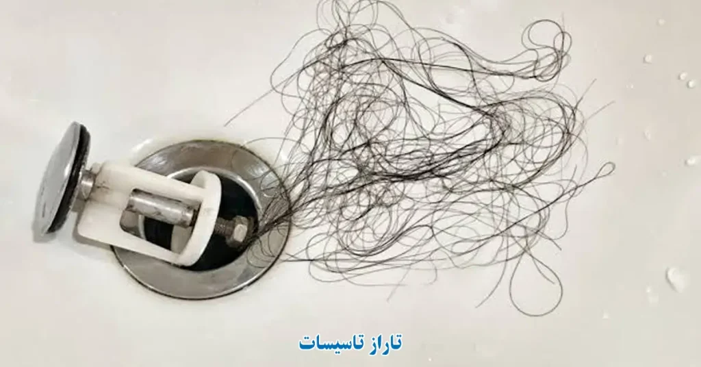 رفع گرفتگی لوله فاضلاب با مو